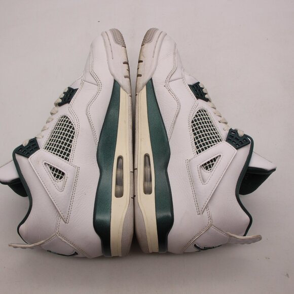Nike Air Jordan 4 Retro Men's 10 Oxidized Green White Casual Sneakers FQ8138-103 - Picture 6 of 10